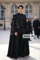 Luxury Black Embroidered Cape for Men, Handmade Gothic Baroque Long Coat, Designer Wedding & Statement Outerwear