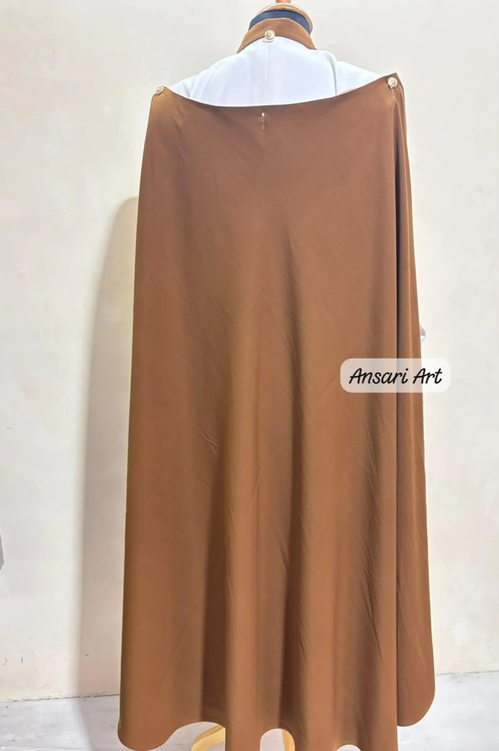 White Groom Suit with Purple Detachable Cape | Custom Gold Embroidered Tuxedo | Regal Royal Wedding Attire | Prom Statement Outfit - Image 5