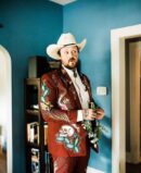 Men's Maroon 2Piece Cowboy Western Nudie Suit – Skeleton Floral Embroidery with Rhinestones & High Waist Pant Cocktail Prom Parties Weddings Set